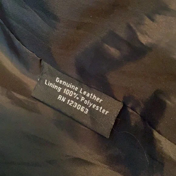 Understated black leather jacket moto jacket - Picture 12 of 16